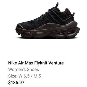 New, Women's Nike Airmax Flyknit Venture Tennis shoes